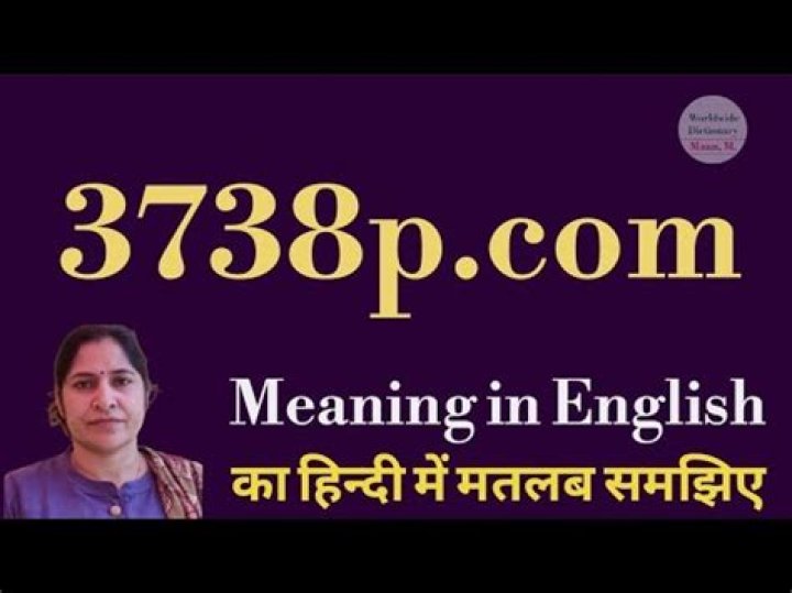3738p.com Meaning: Unraveling the Mystery Behind the Code