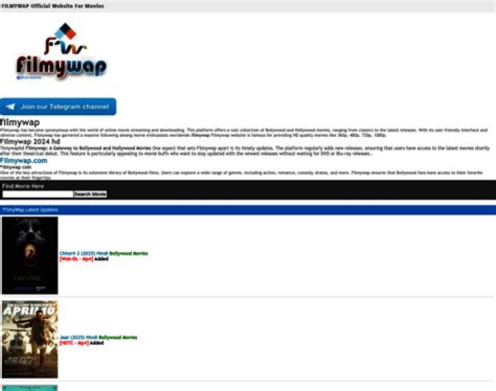 Filmywap.com: Your Ultimate Destination for Movie Downloads