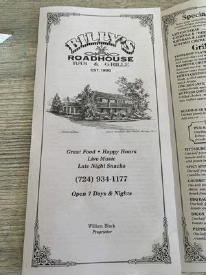 Billy's Roadhouse Wexford: A Culinary Journey in the Heart of Pennsylvania