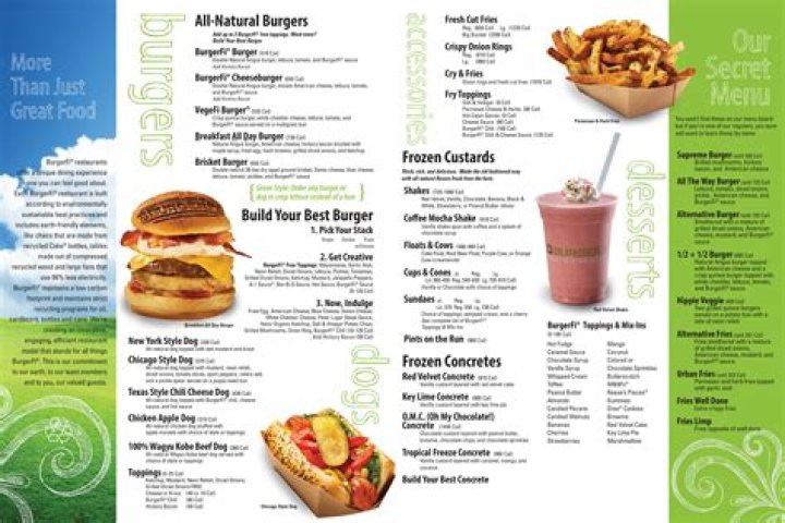 BurgerFi Menu: Delicious Burgers & More!