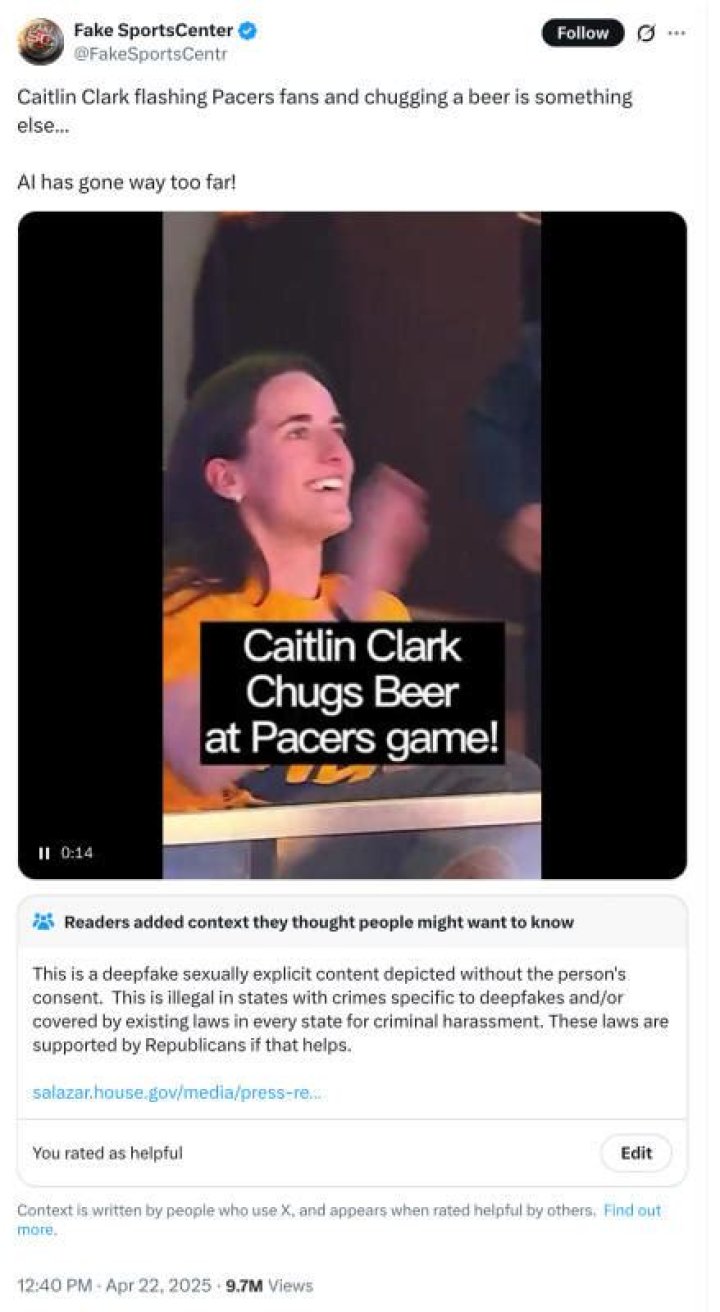 Caitlin Clark Deepfake: The Intersection of Tech, Fame, and Reality