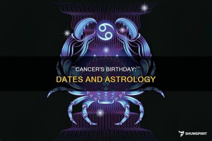 Cancer Birthday Dates: Understanding the Traits and Characteristics of Cancer Individuals