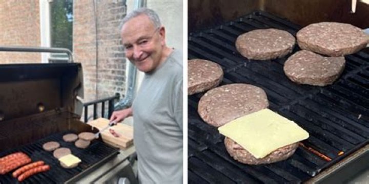 Unveiling the Mystery Behind Chuck Schumer Grilling Photo: A Closer Look