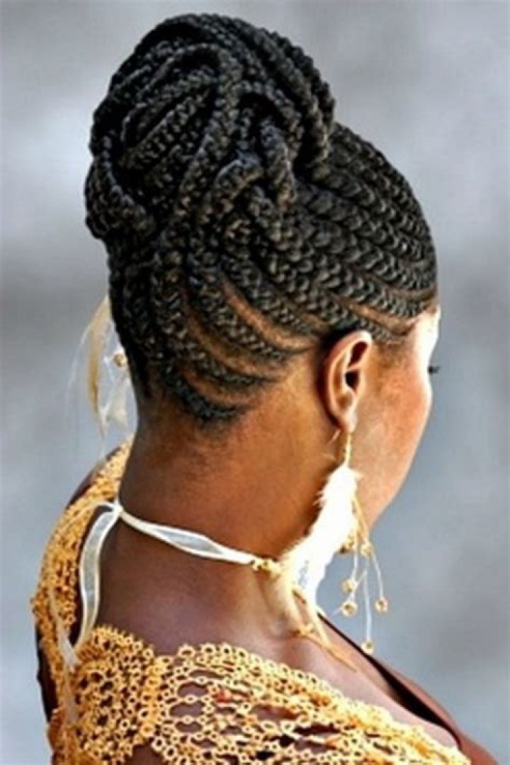 Cornrow Braid Updo: A Timeless Style for Every Occasion