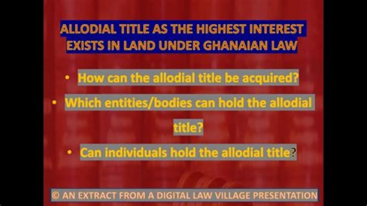 Countries with Allodial Title: A Comprehensive Guide to Land Ownership Systems