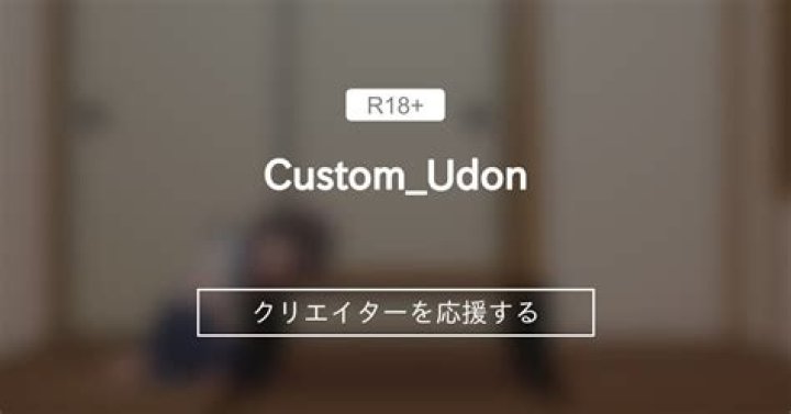 Custom Udon Aki H: The Art of Personalized Japanese Noodles