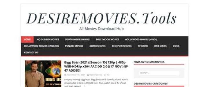 DesireMovies.com: Your Ultimate Destination for Movies and Entertainment
