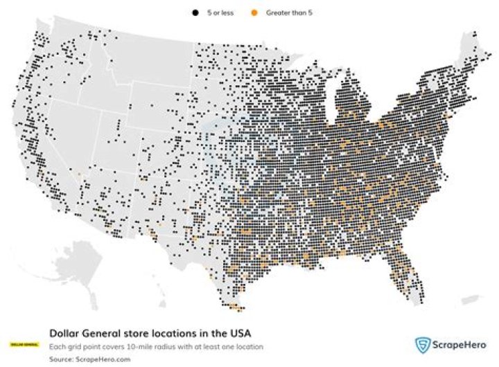 Exploring the Diversity of Dollar General Locations