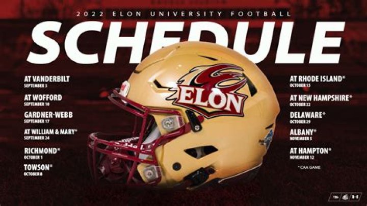 Elon Football Schedule: A Comprehensive Guide to the Upcoming Season