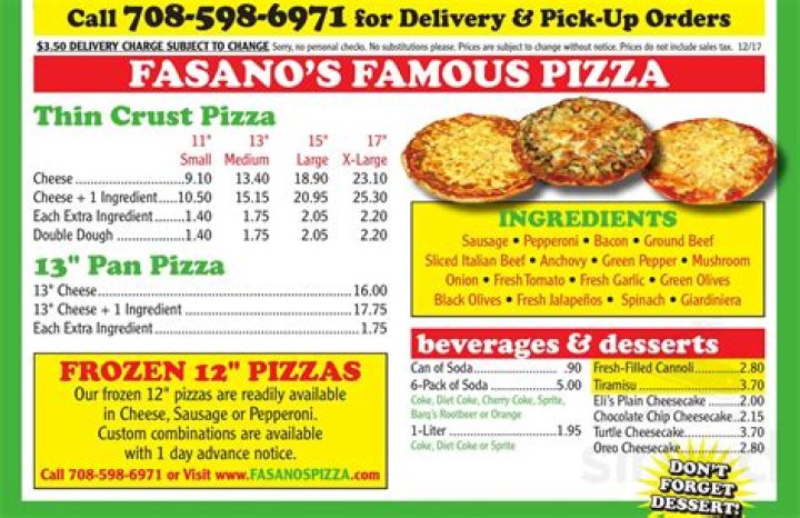 Discovering the Culinary Delight of Fasanos Pizza