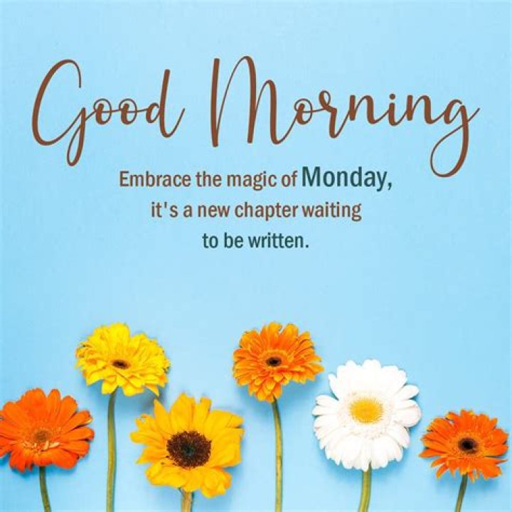Good Morning Monday: Embracing the Start of a New Week