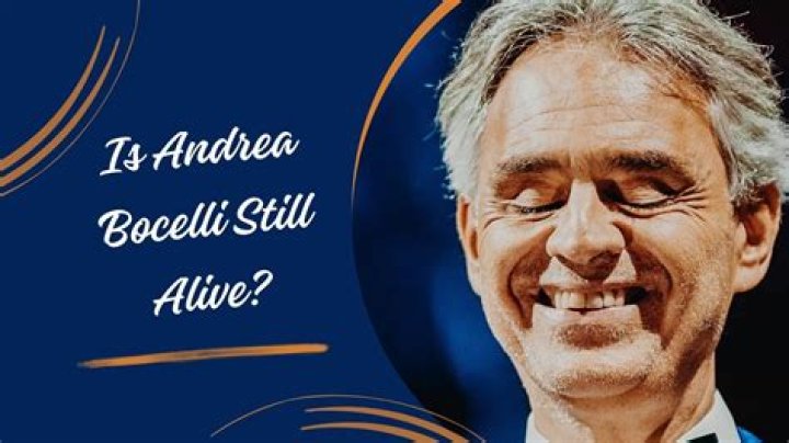 Is Andrea Bocelli Still Alive Today in 2024? Find Out Here