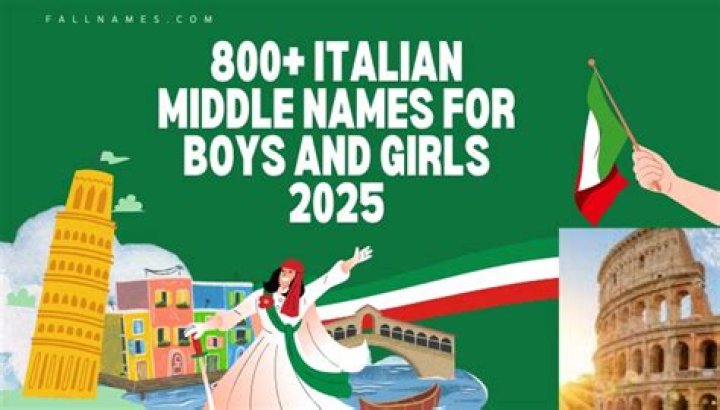 Discovering the Beauty of Italian Middle Names