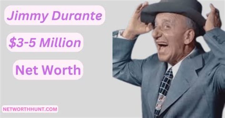 Exploring the Wealth of a Legendary Star: Jimmy Durante Net Worth