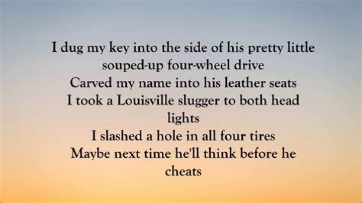 Understanding the Lyrics of "I Dug My Key Into the Side"