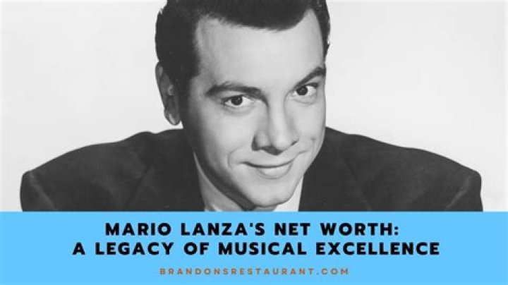 Unveiling the Wealth of a Legend: Mario Lanza's Net Worth