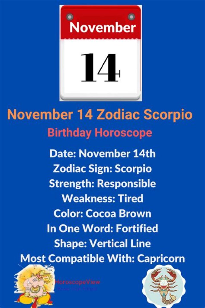 November 14th Zodiac: Unveiling the Secrets of Scorpio