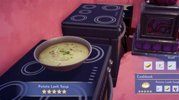 Delightful Potato Leek Soup in Dreamlight Valley