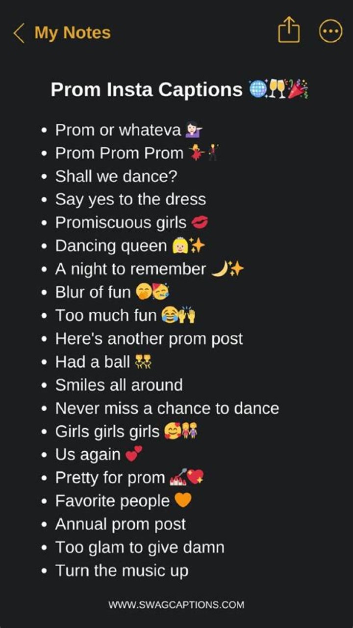 Perfect Prom Photo Captions: Make Your Memories Shine