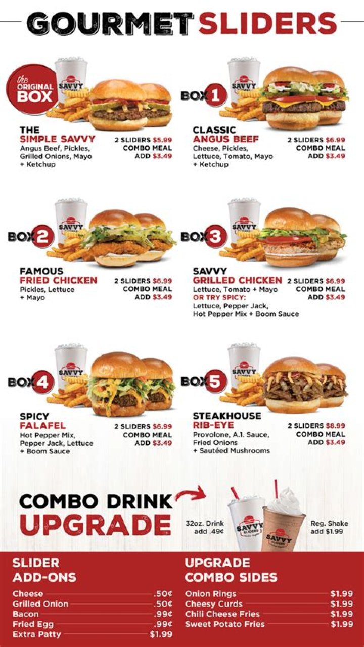 Savvy Sliders Menu: The Ultimate Guide to a Delicious Experience