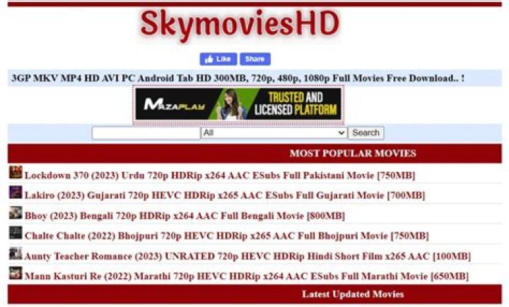 SkymoviesHD: Your Ultimate Streaming Destination for Latest Movies and Series