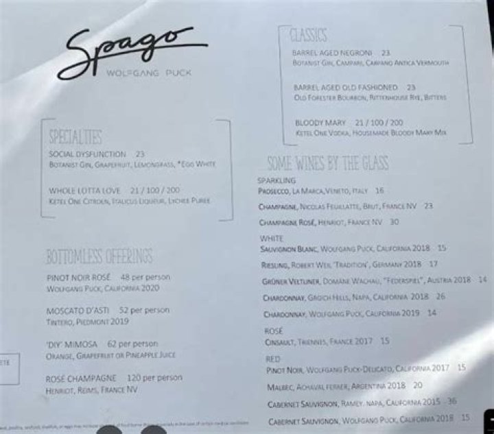 Exploring the Exquisite Spago Menu: A Culinary Journey