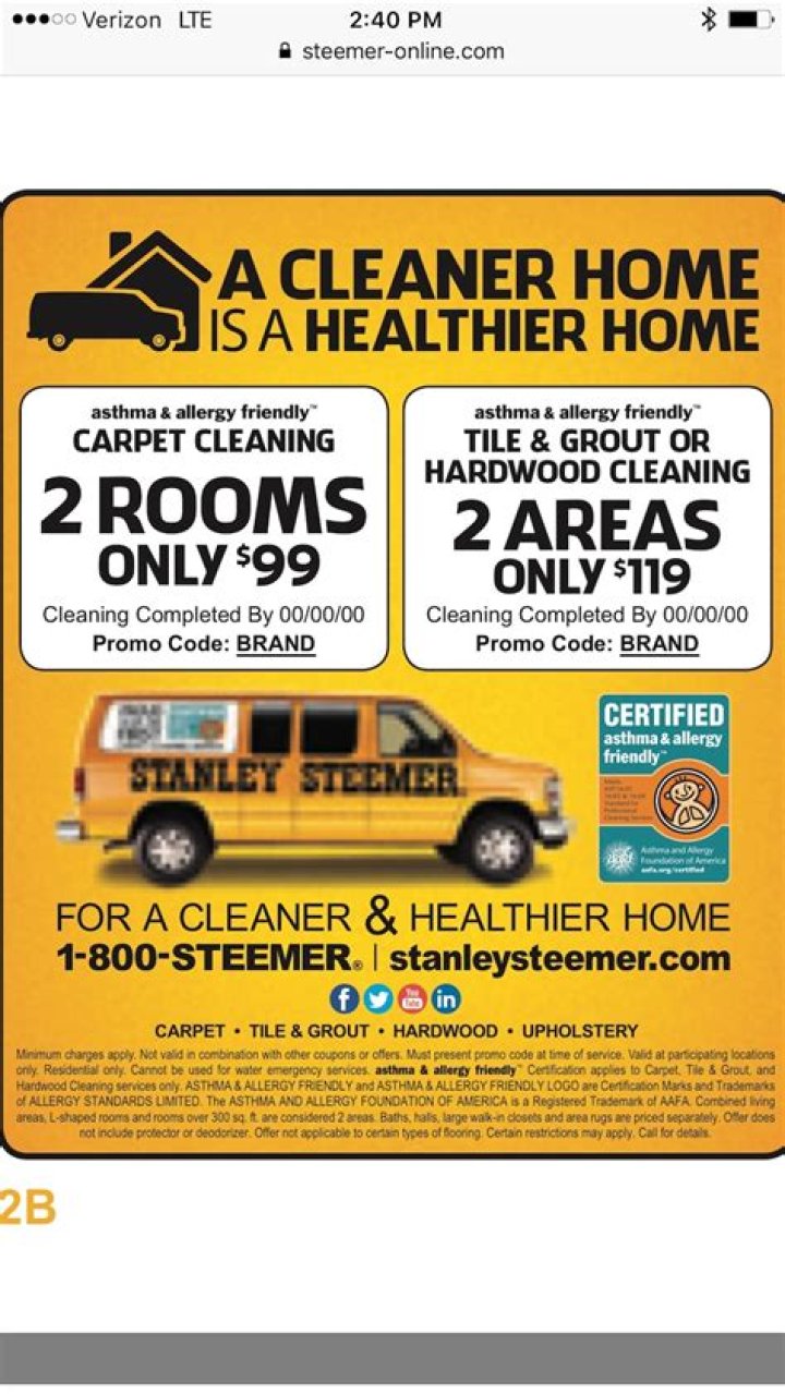 Stanley Steemer Carpet Cleaning Coupons: Save Big on Professional Cleaning Services