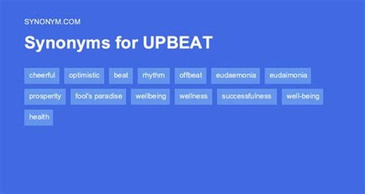 Exploring the World of Synonyms for 'Upbeat': A Comprehensive Guide