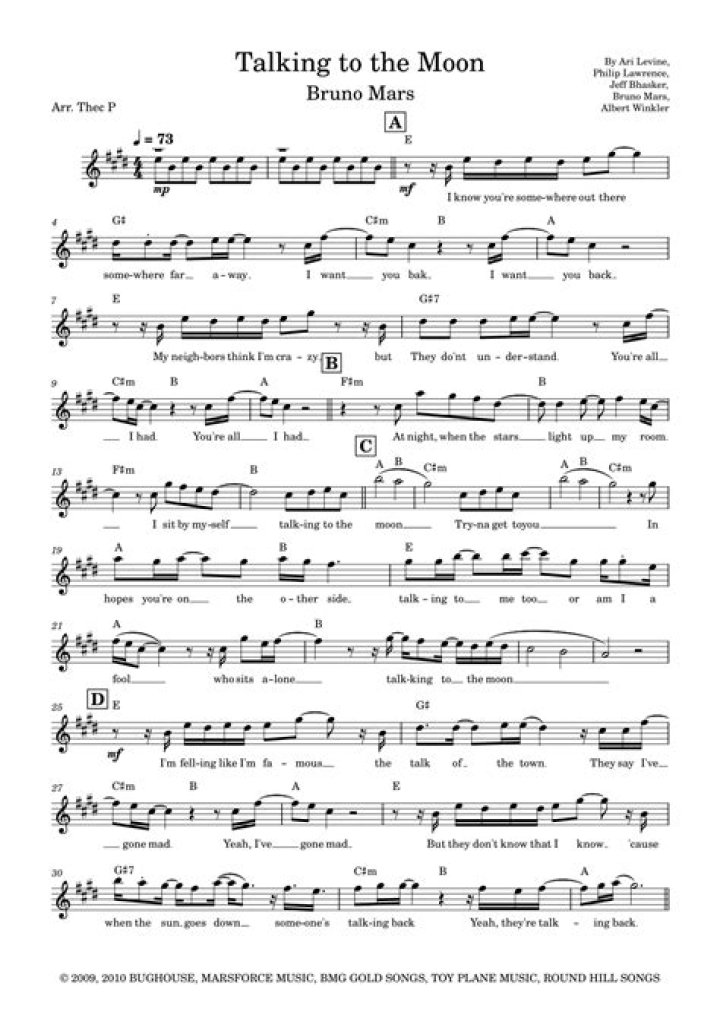 Unlocking the Magic of "Talking to the Moon" Chords