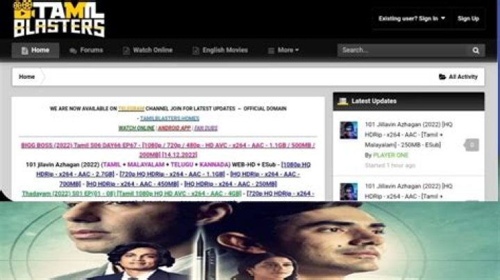 TamilBlasters Official Website: Your Gateway to Tamil Cinema