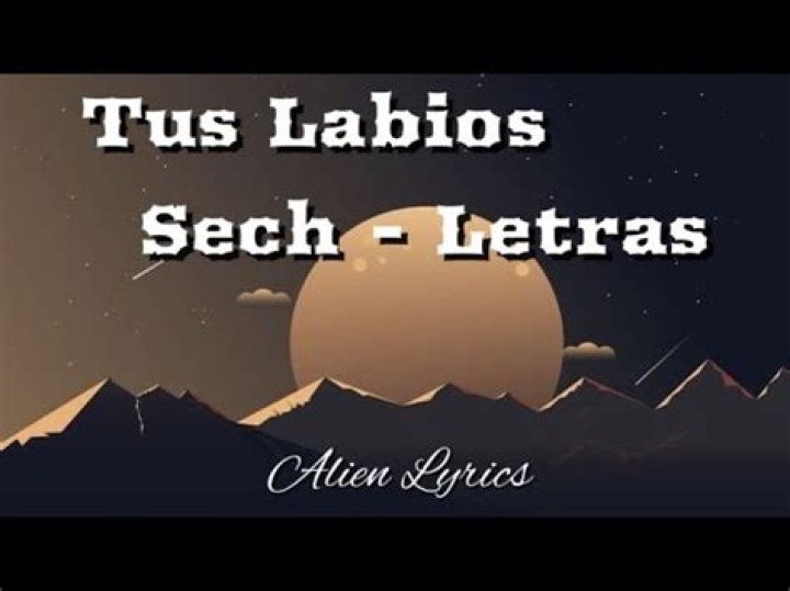 Unveiling the Meaning Behind "Tus Labios" by Sech: English Lyrics and Insights