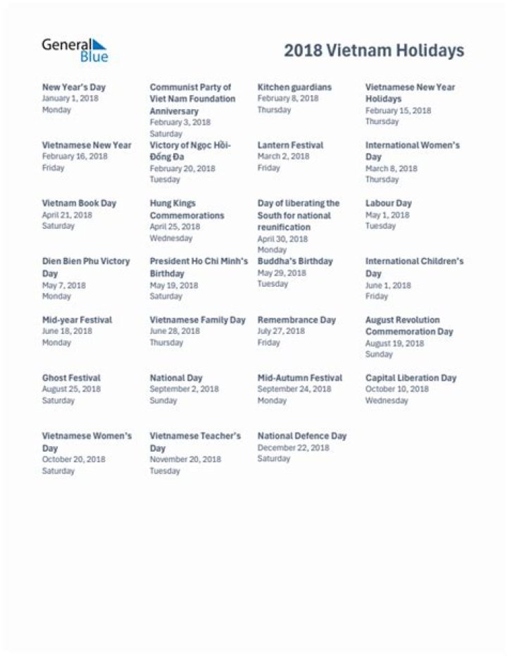 Vietnam Holidays 2018: A Comprehensive Guide to Exploring the Beauty of Southeast Asia