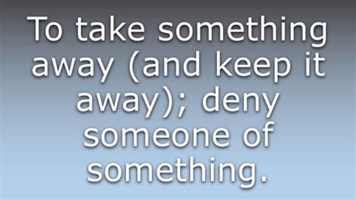 Understanding Deprivation: What Does Deprived Mean?