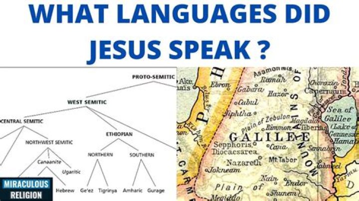 Unveiling the Linguistic Tapestry: What Was the Language of Jesus?