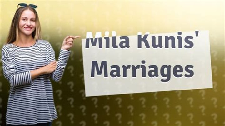 Who All Has Mila Kunis Been Married To?