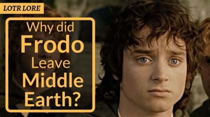 Understanding Frodo's Departure: The Emotional Journey of a Hobbit