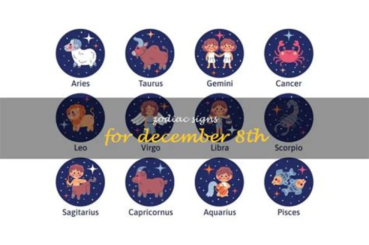 Zodiac Signs for December 8: Exploring the Astrological Influences
